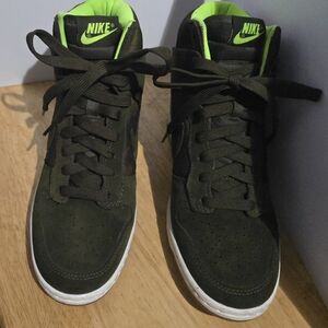 Nike Women's Dunk Sky Hi Hidden Wedges Camouflage Sneakers - Green